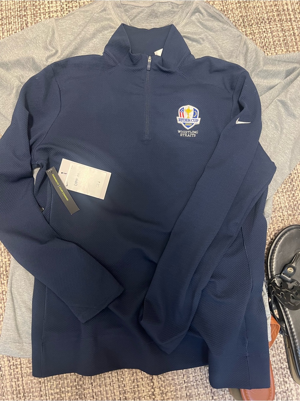Nike Navy Ryder Cup Quarter-Zip Performance Pullover